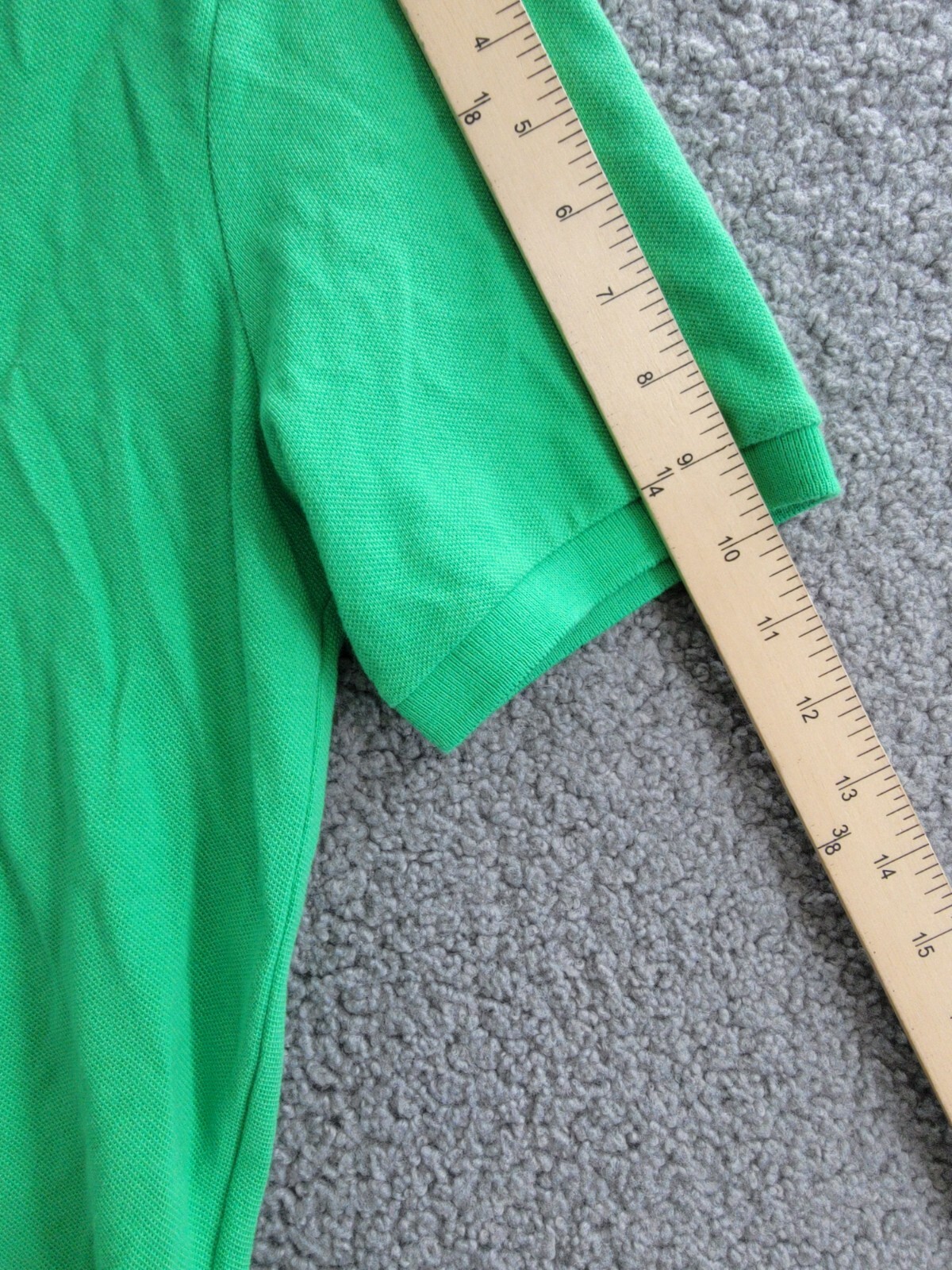 Polo Ralph Lauren Classic-Fit Mesh Polo Shirt Mens S Green Short Sleeve Pullover - Picture 5 of 18
