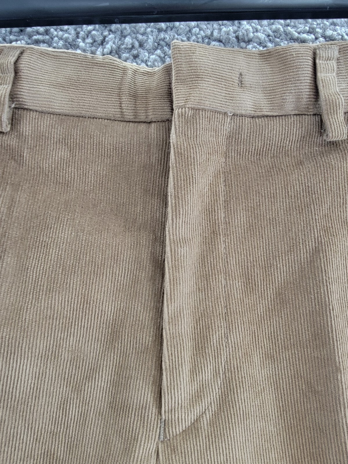 Brooks Brothers Classic-Fit Stretch Corduroy Dress Pants Boys 16R Sand Zip Up - Picture 10 of 17