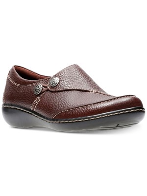 

КОЛЛЕКЦИЯ ОТ CLARKS Женские коричневые лоферы без шнуровки на танкетке Ashland Lane Q, 6 м, Коричневый, 26063067