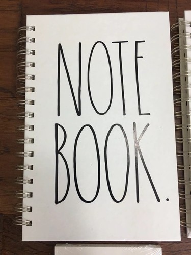 Rae Dunn Set of 4 Notepads To Do List & Spiral Notebooks Brand New in Packaging