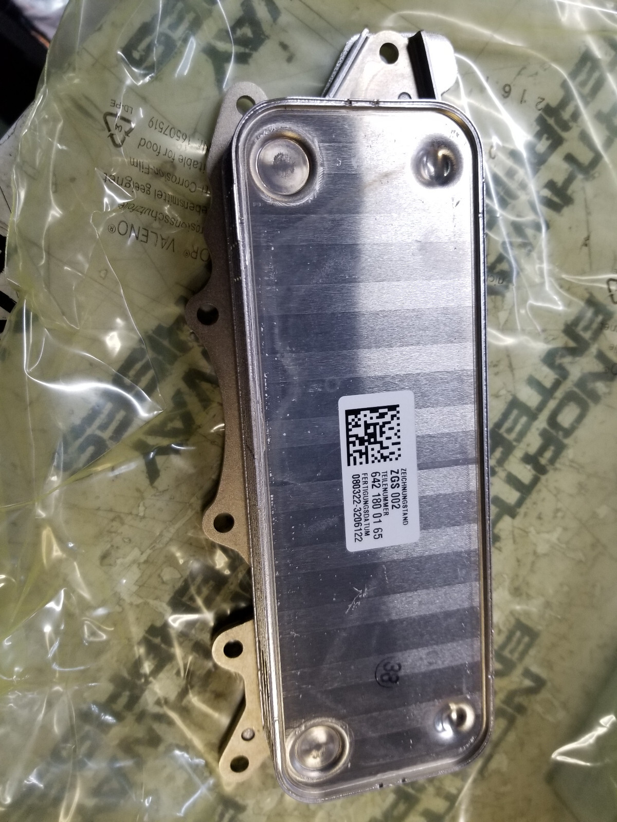 05179360AB OEM MOPAR OIL COOLER - Picture 3 of 6