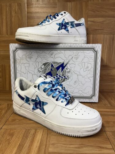 RARE🔥 Sz 12 - A BATHING APE Bape Sta Low Blue ABC Camo 2022 RARE🔥 Sz 12 - A BATHING APE Bape Sta Low Blue ABC Camo 2022