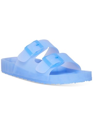 

Женские синие сандалии без шнуровки на платформе с круглым носком MADDEN GIRL Teddy-j, Синий, TEDD08J1