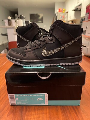 Nike SB Zoom Dunk High Pro QS “Black Bar” - Men’s Sz 8 (AH9613-002)