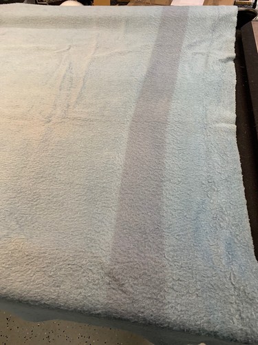 Hudson Bay blue blankets England, 100% wool Queen Two Tone Blanket 90 X 66 Inch