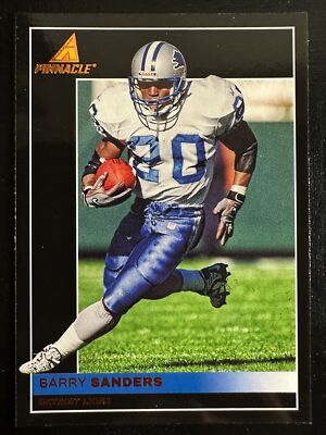 Barry Sanders 2021 Panini Chronicles Pinnacle Football Card