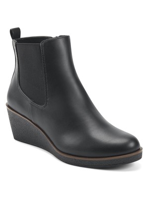 

Женские черные ботильоны на танкетке с эластичной вставкой AEROSOLES Brandi, размер 6,5 м, Черный, BRANDI