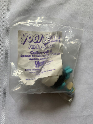 Wendy s Kids Meal Toy Yogi Bear and Friends Huckleberry Hound Figure Vintage