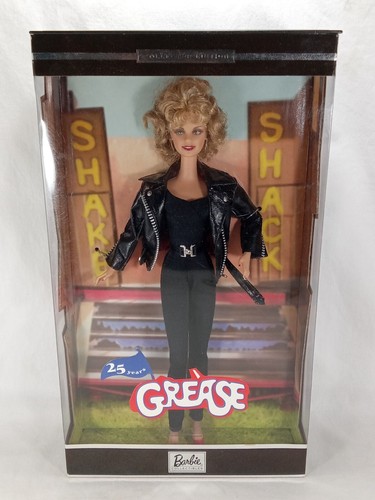 Barbie GREASE 25 Years SANDY Doll in Leather Outfit