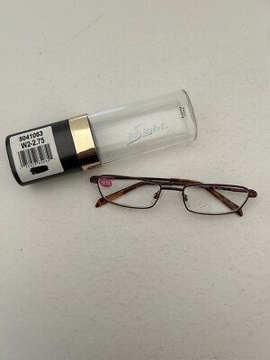 InSight Stainless Steel W2 - +2.75 62mm Reading Glasses for Women