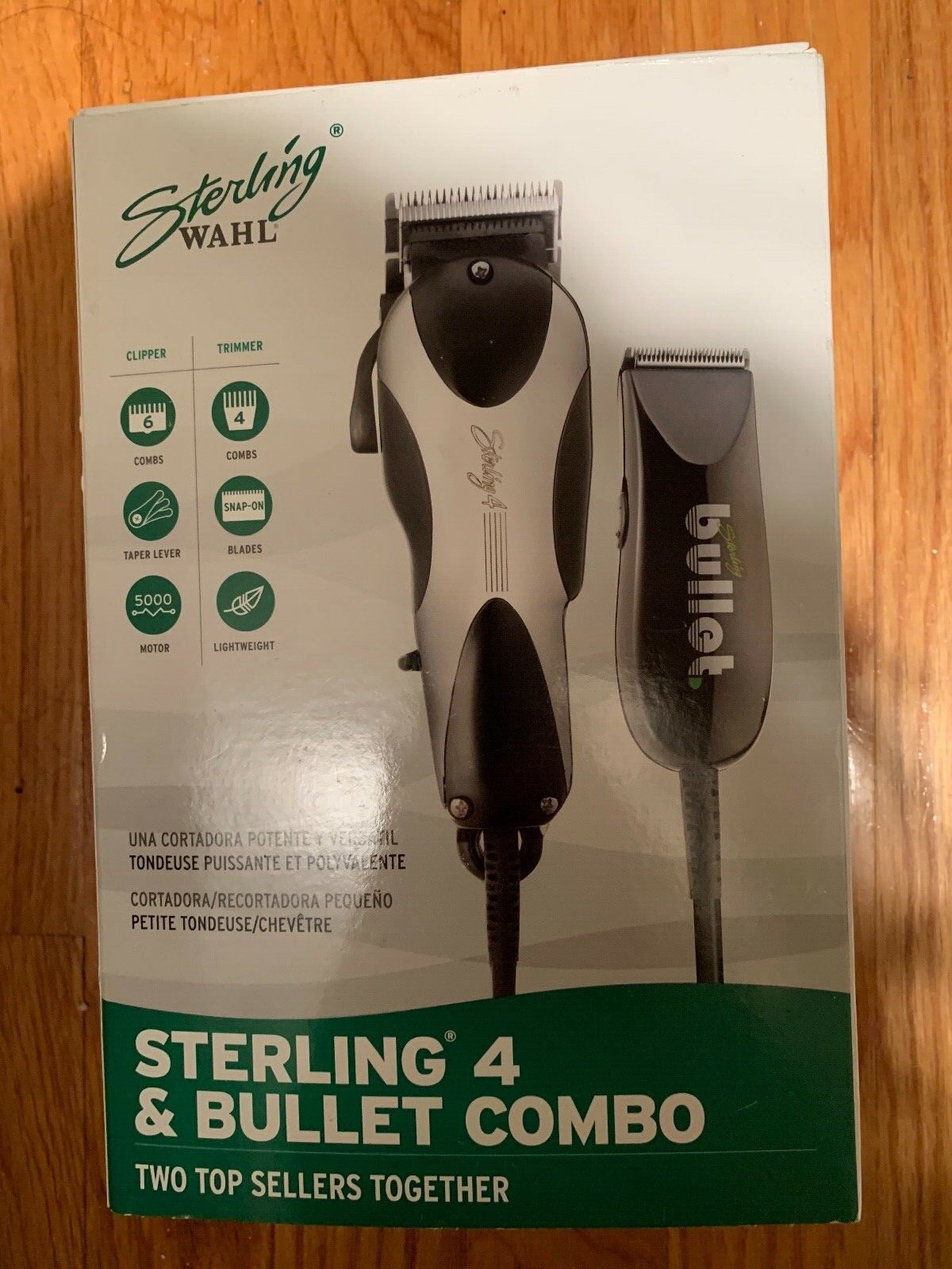 WAHL STERLING 4 & BULLET COMBO PROFESSIONAL CLIPPER & TRIMMER SET. NEW IN BOX