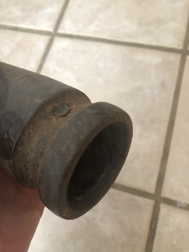 Antique 1890 FINN Fireman’s Cast Iron Nozzle-Heavy Duty -13”-Fire Fighter Decor