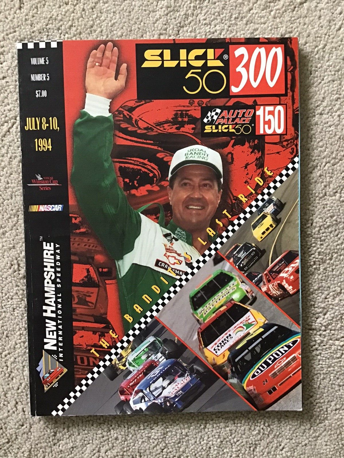 Slick 50 300 Jul 8-10 1994 New Hampshire Speedway Program Magazine Vol. 5 No. 5