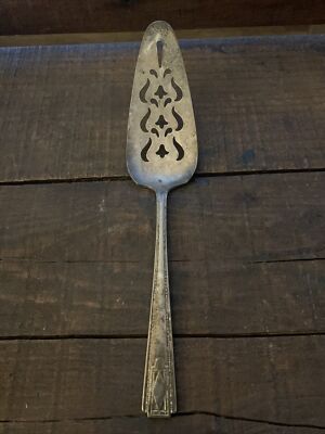 National Seventeen Silver Co Silverplate Cake/Pie Serving Spatula/Spoon