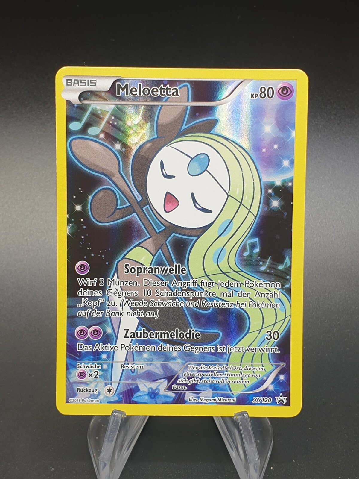Pokemon Meloetta XY120 Promo Deutsch Holo