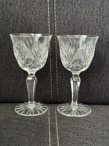 BOHEMIA LEAD CRYSTAL GLASS 花瓶 Vtg. Bohemia Czech Republic Lead Crystal Over 24%Pbo Hd Cut