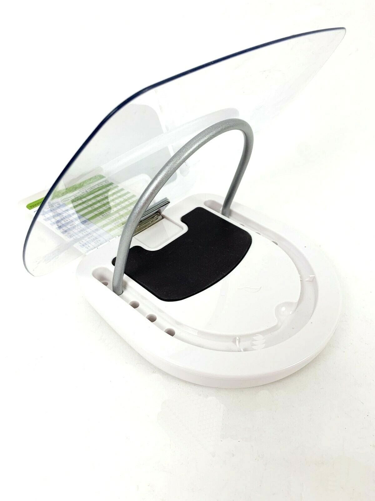 Prepara Chefs Center Cookbook Holder Adjustable Rotates Folds IPad Tablet Shield