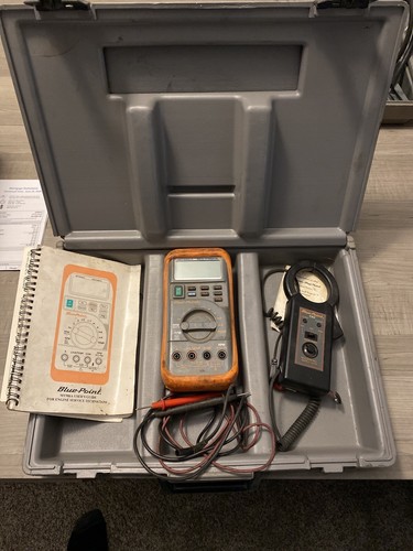 Blue Point Multi-mate Multimeter Case Leads Mt586ak Snap-on Manual Tool Lot