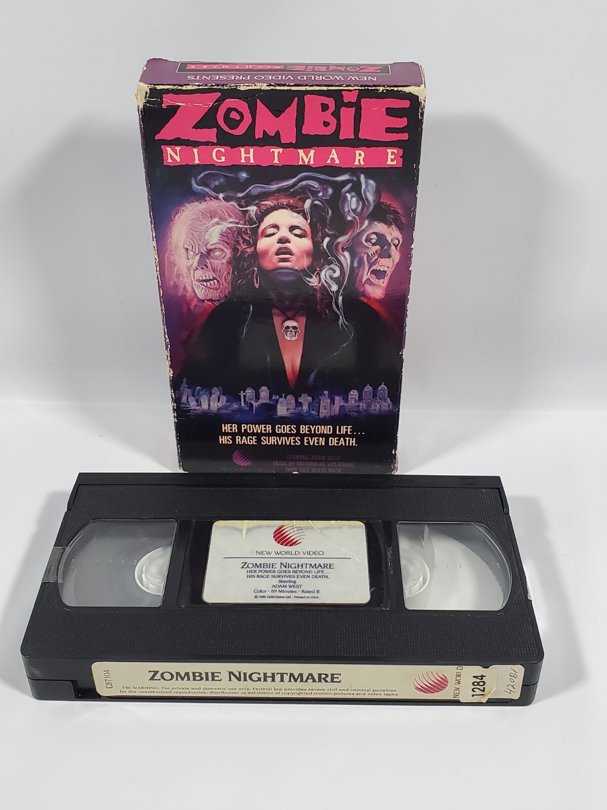 Zombie Nightmare (1986)VHS, Dir: Jack Bravman, Actor: Adam