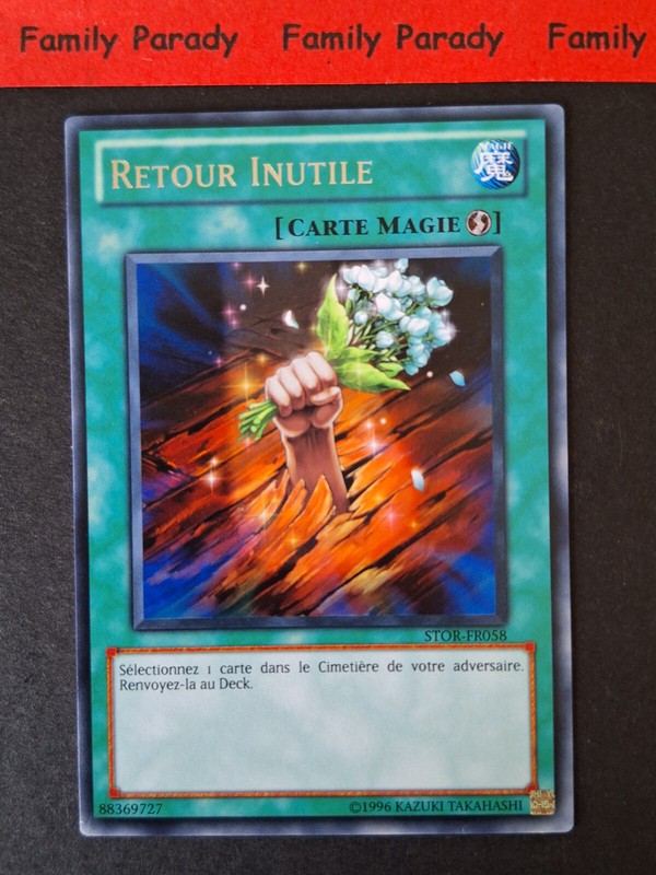 Retour Inutile Stor-Fr058 Carte Yugioh! Rare FranÃ§Ais