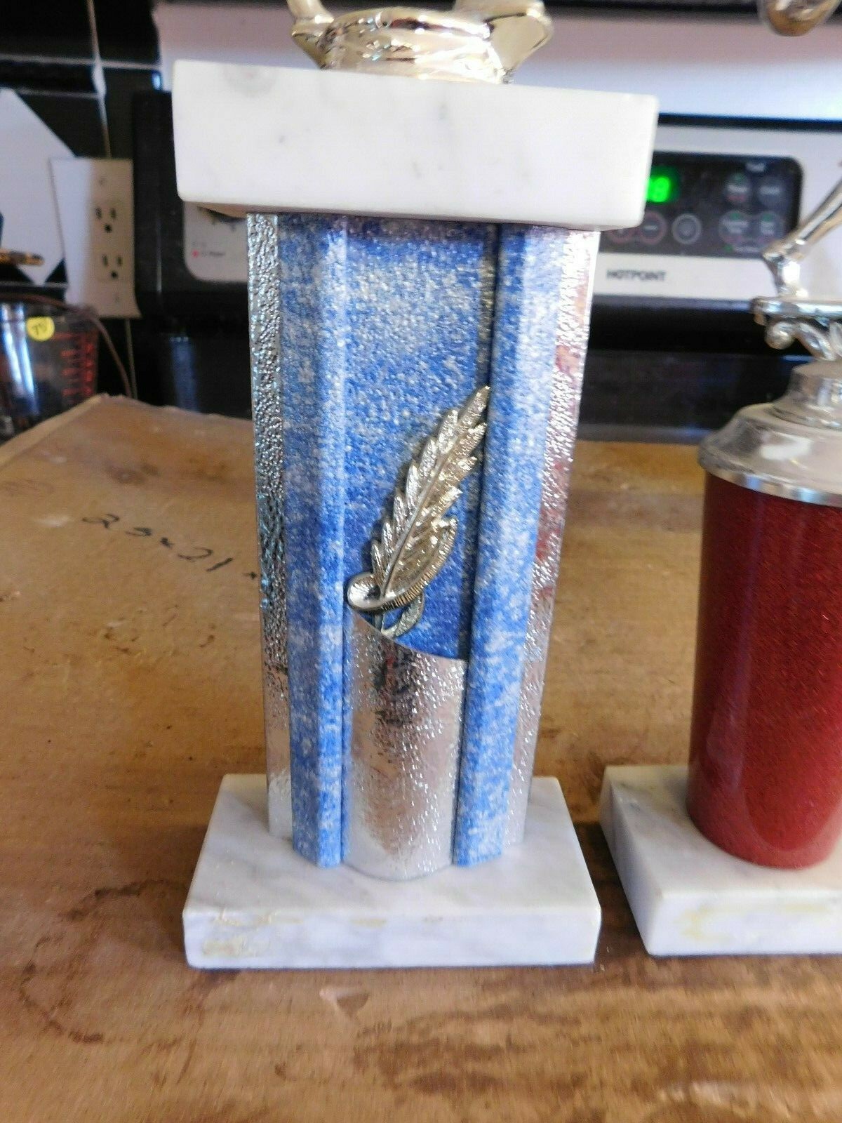 PAIR OF MID-CENTURY BOWLING TROPHIES  GROUP #7