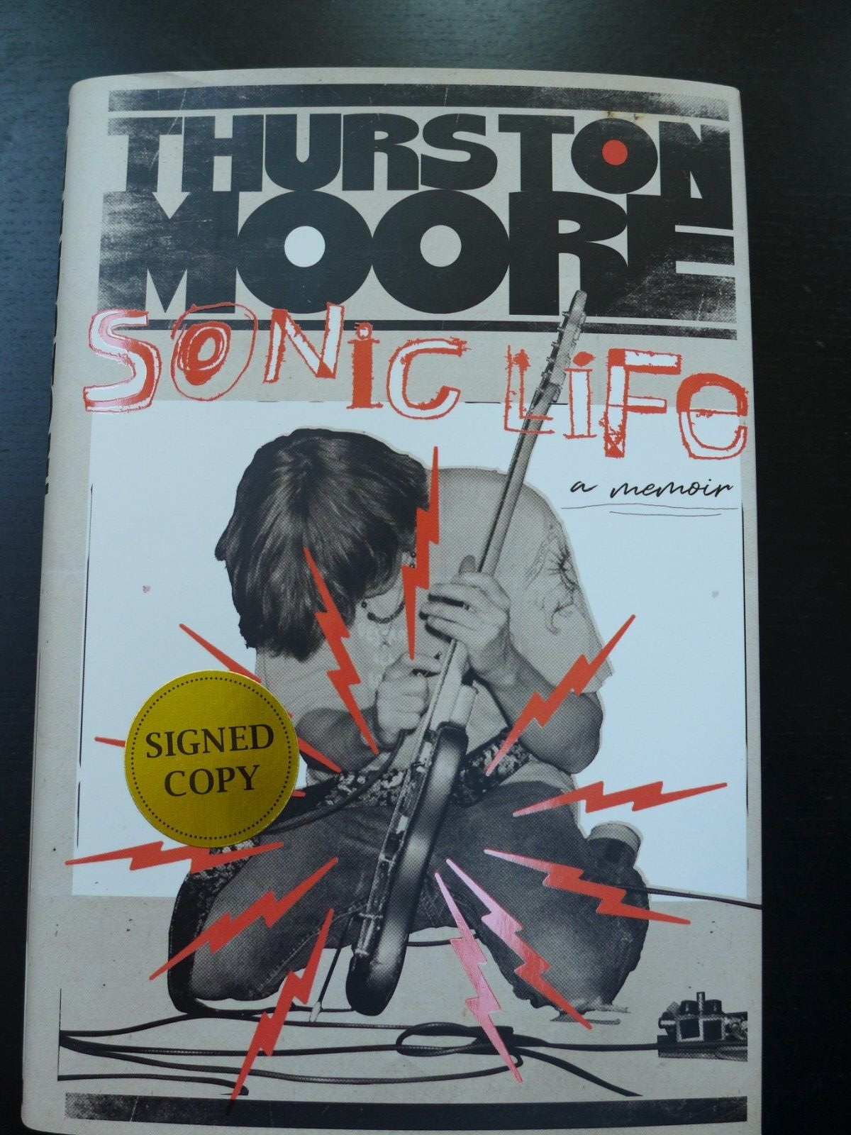 Sonic Youth アートブック THURSTON MOORE/SONIC YOUTH-AUTOGRAPHED
