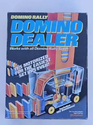 Domino Rally Domino Dealer 1992 Pressman Toys