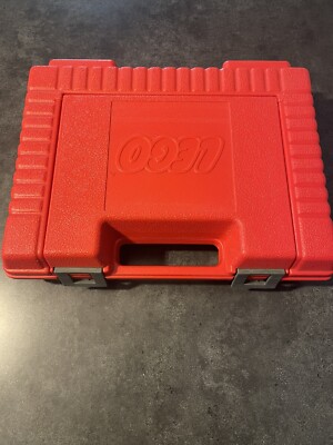 Vintage 1985 Lego Hard Plastic Carrying Case Red 13 x 10'' storage BOX only