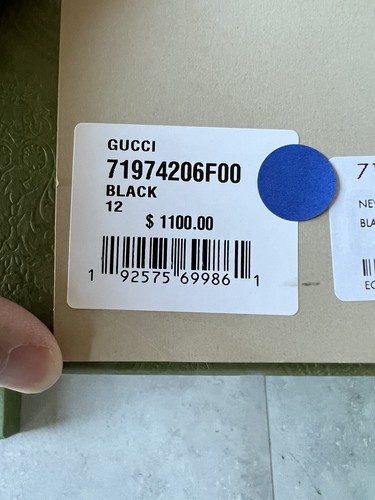 Pre-owned Gucci $1,100 Gg Logo Boots Shoes 12.5 In Black