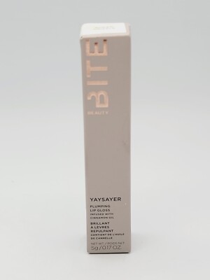 BITE SUGAR DRIZZLE Yaysayer Plumping Lip Gloss Clear Shimmer Discontinued