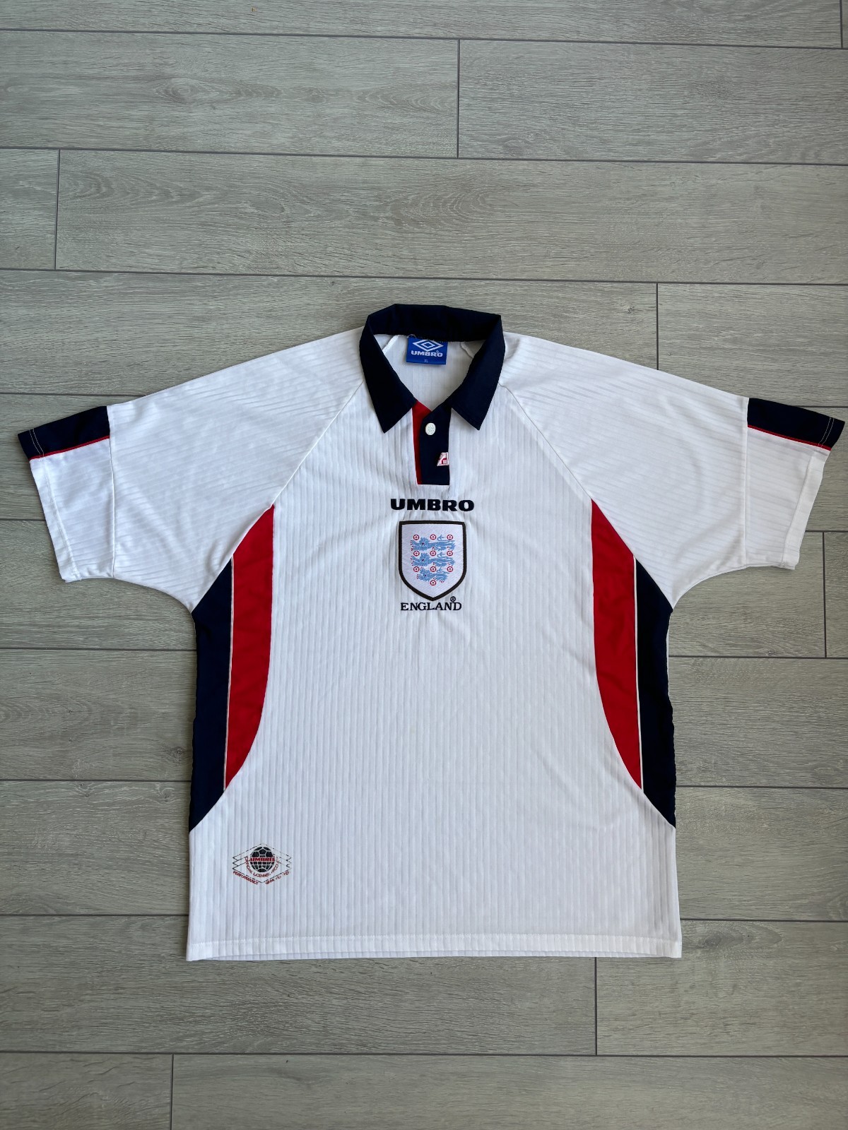 England Umbro 1997 1998 1999 Vintage Retro Football Shirt