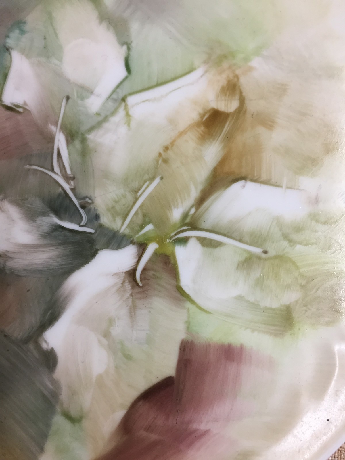 Royal Crest Porcelain Decorated Collectors Cake Plate Roses by artist H. Spinks