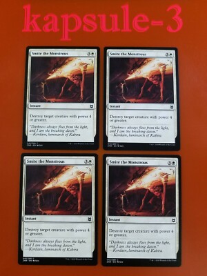 4x Smite the Monstrous | Zendikar Rising | MTG Magic Cards