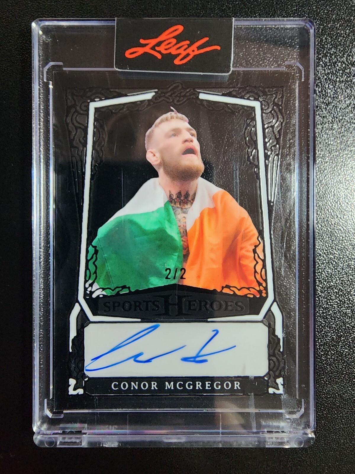 leaf art of sports ufc コナー・マクレガー　サインカード leaf 2024 コナー・マクレガー サインカード 2シリ psa9 - メルカリ