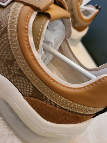 Pre-owned Coach $285  Men's Low Top Sneaker Signature Canvas 10 D Limited Edition In Multicolor