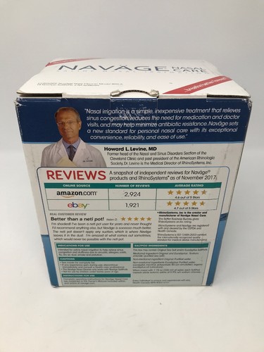 Navage Nasal Irrigation Basic Bundle: Navage Nose Cleaner and SaltPods