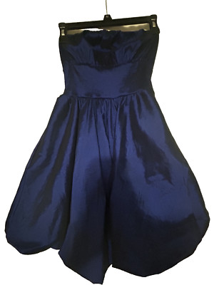 New short, blue, shimmery, prom dress from Windsor, size M for women