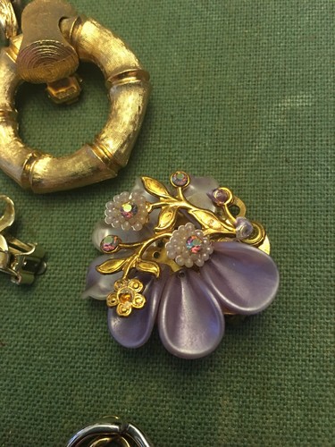 21 Piece Lot Signed Jewelry West Germany Monet Sarah Cov Cora Trifari crafting