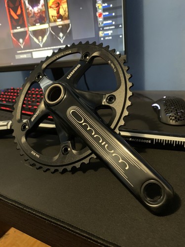 希少未使用品SRAM OMNIUM GXP CrankSet 165mm 48T SRAM Omnium Crankset with GXP Bottom Bracket : Bike Parts
