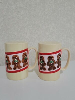 VINTAGE KITCHEN SALT & PEPPER SHAKERS ENESCO JAPAN  Gingerbread 