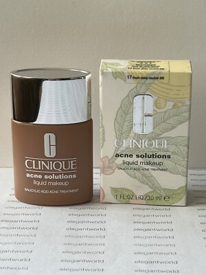 Clinique Acne Solutions Liquid Makeup Foundation, NIB, 100% AUTHENTIC, U CHOOSE