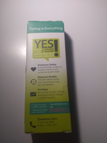 Timesulin for Novo Nordisk Flex Touch Tracks Time Between Insulin Shots