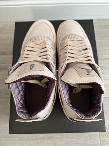 Pre-owned Jordan A Ma Maniere Air  4 Fz4810-200 Fossil Stone Pewter Crush Sz 13.5 W / 12 M In Pink