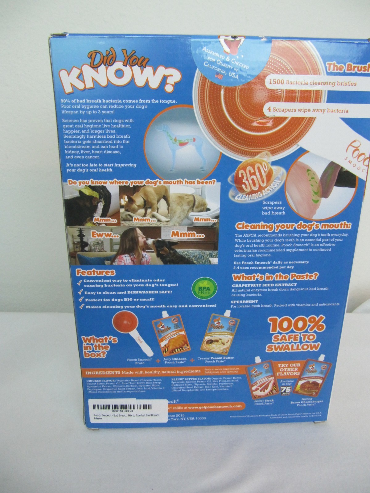 Vante Peanut Butter Pooch Smooch Bad Breath Eliminator