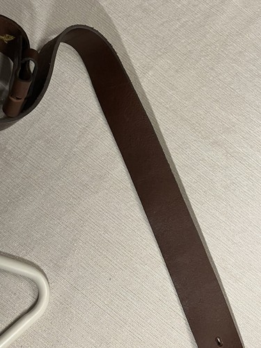 Pre-owned Handmade Robins Jean, Hand Made Leather Belt W/ Gold Swarovski 100% Hand Made In Italy