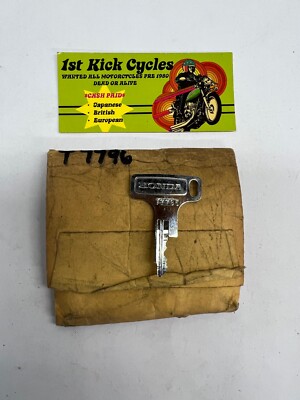 Vintage TEC Honda Factory Pre Cut Motorcycle Key # T7796 OEM