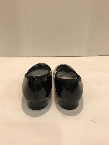Spotlights Tap Shoes Black Patent Leather No Laces Size 9 Dance Youth