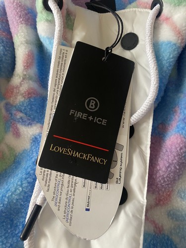 Pre-owned Love Shack Fancy Womens Bogner Fire + Ice Ninetta Jacket Size S In Multicolor