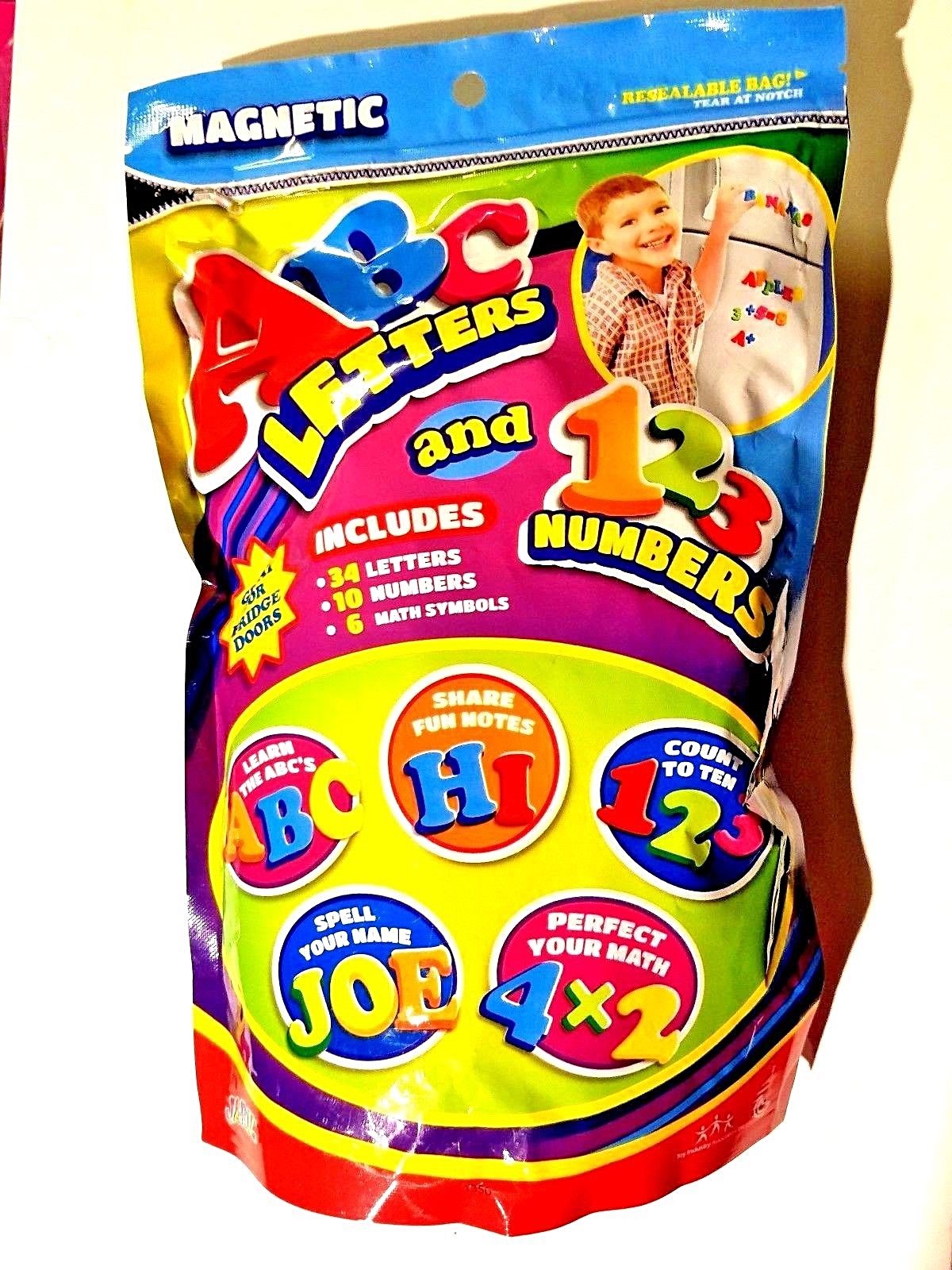 Magnetic Letters and Numbers Math Symbols Fridge Count Educational Learn Fun