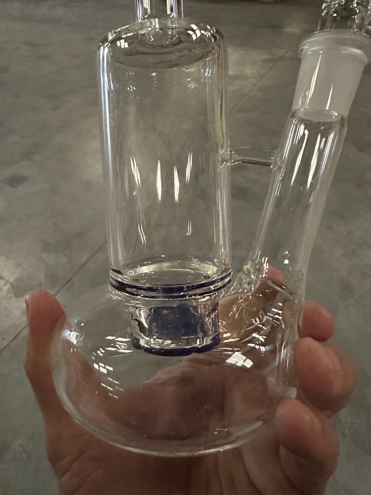 10" Tornado Glass Bongs 18.8mm Smoking Glass Water Pipe Medium Round handle